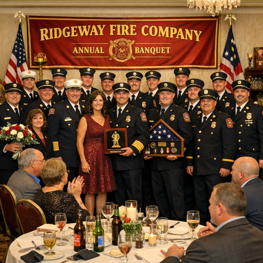 Ridgeway Fire Company Honors Service and Dedication at Annual Banquet